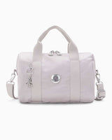Kipling Bina M Basic Elevated Omuz Çantası Gleam Silver