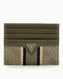 Guess Madrid Logolu Kartlık Sand/Military Green