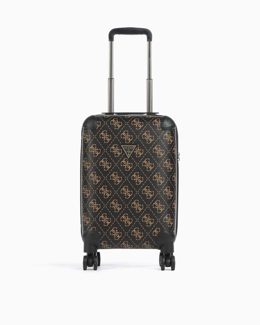 Guess Berta Travel Monogram Büyük Boy Valiz