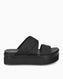 Calvin Klein Flatform Sandal Webbing In Mr Kadın Sandalet Triple Black