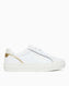 Tommy Hilfiger Kelsey Güçlendirilmiş Deri Kadın Sneaker White/Gold