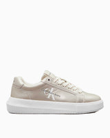 Calvin Klein Chunky Cupsole Lace Up Snekaers Creamy White