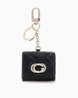Guess Kulaklık Kılıfı ve Mini Kese Kadın Hediye Seti Black
