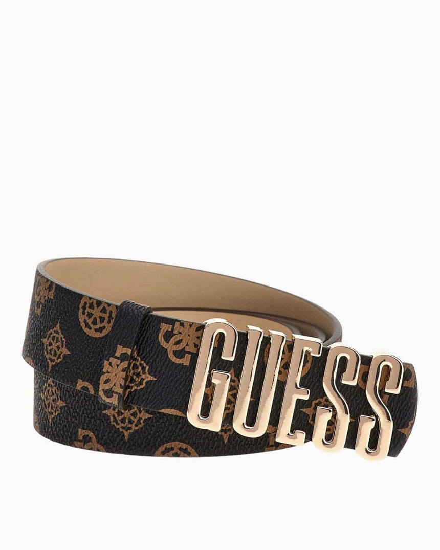 Guess Eveluna Monogram Kemer Mocha Logo