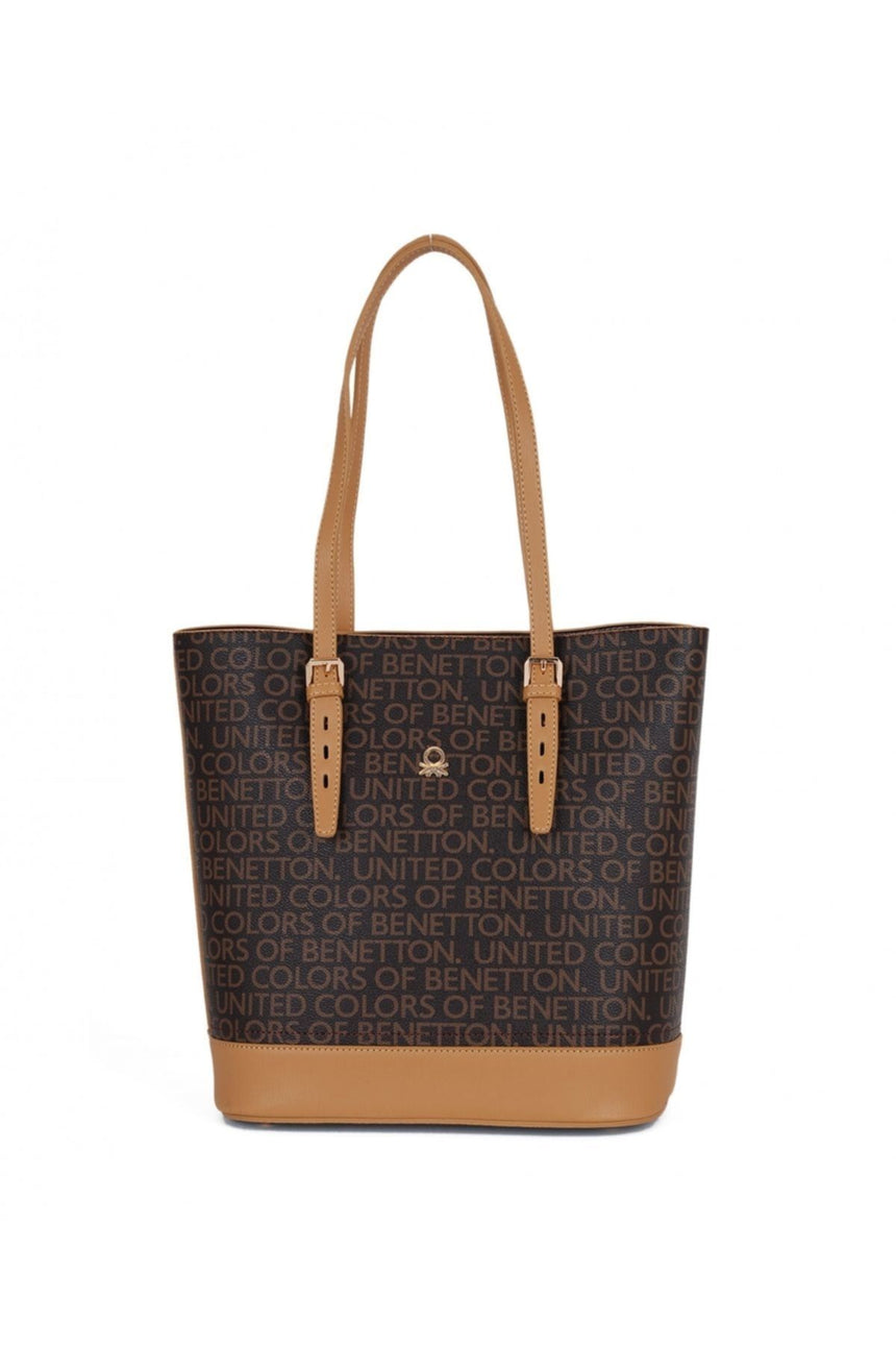 Benetton Mono Kadın Omuz Çantası Kahve - Hardal