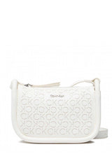 Calvin Klein Calvin Resort Shoulder Bag Mesh Kadın Omuz Çantası Ck White