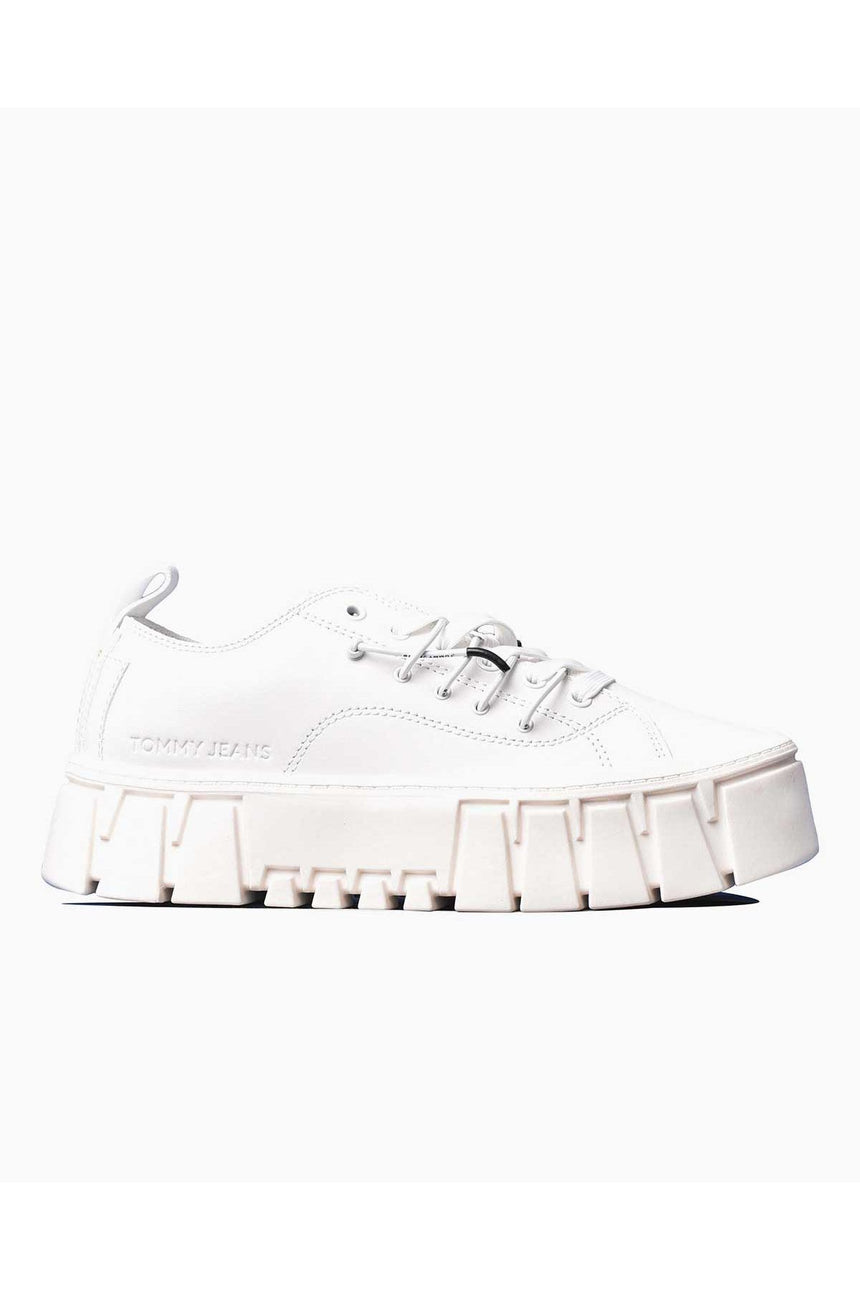 Tommy Hilfiger Platform Low Top Sneakers Ecru