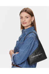 Calvin Klein Sculpted Mono Shoulder Bag Omuz Çantası Black