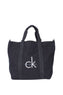 Calvin Klein Jeo/ Canvas Logo Tote Kadın El Çantası Black