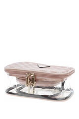 Guess Wilder Vanity Case Makyaj Çantası Nude - Blush Multi