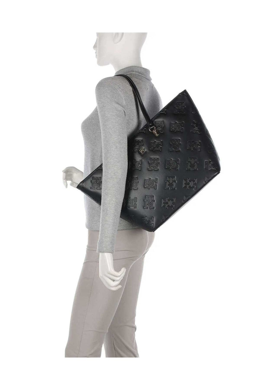 Tommy Hilfiger Refined Toto Mono El Çantası Black