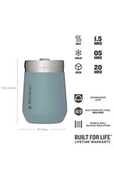 Stanley The Everyday GO Tumbler 0.29L. Çelik, Yalıtımlı Termos Açık Mavi