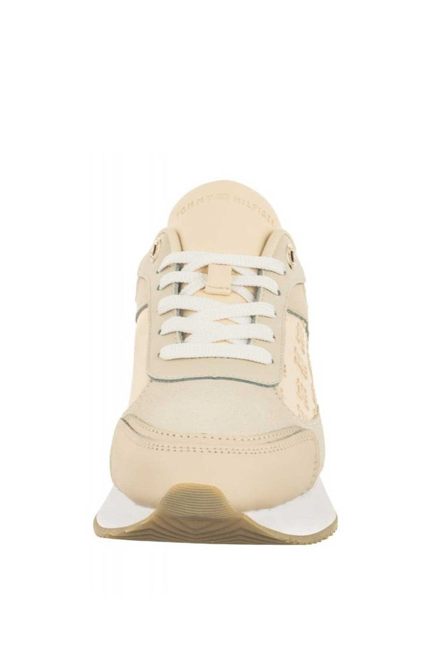 Tommy Hilfiger Elevated Runner Kadın Sneakers Bej