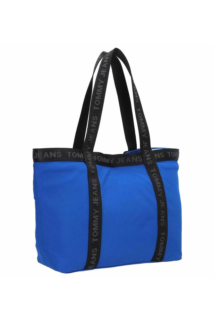 Tommy Hilfiger Essentials Tote Omuz Çantası Blue