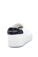 Calvin Klein Erkek Laceup Pes Cupsole Sneaker Bright White