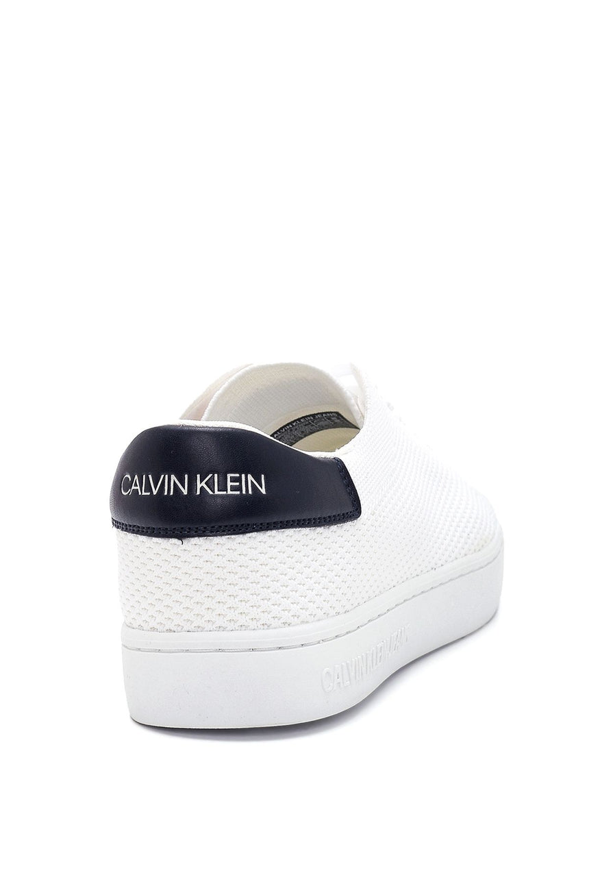 Calvin Klein Erkek Laceup Pes Cupsole Sneaker Bright White
