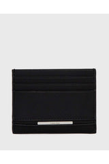 Calvin Klein Slim Plaque Erkek Kartlık Black