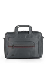 Ççs 4 Bölmeli Çapraz Askılı Evrak Çantası Gri