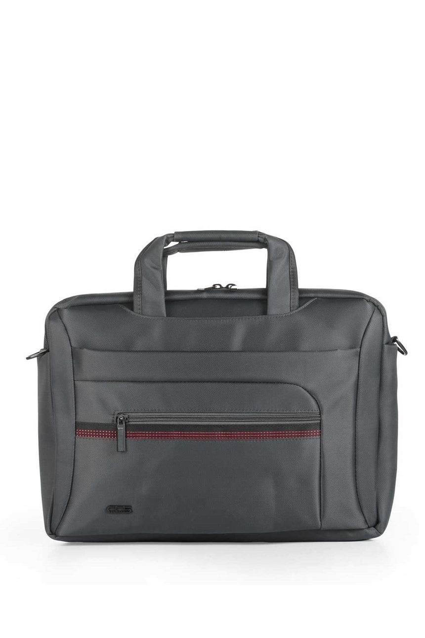 Ççs 4 Bölmeli Çapraz Askılı Evrak Çantası Gri