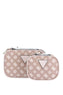 Guess Wilder Vanity Case Makyaj Çantası Nude - Blush Multi