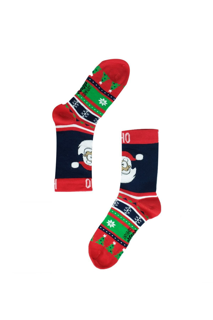 The Socks 3'lü Yılbaşı Desenli Kutulu Çorap Seti Renkli