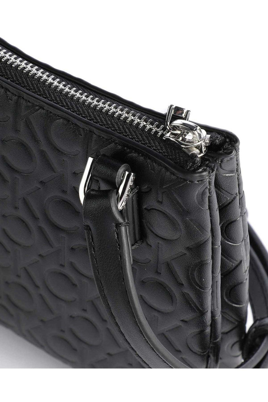 Calvin Klein Must Dbl Crossbody Çapraz Askılı Kadın Çantası CK Black