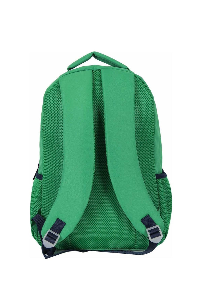 Benetton Çift Bölmeli 23 Logolu Sırt Çantası Yeşil