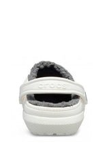Crocs Classic Lined Clog Erkek Terlik White/Grey