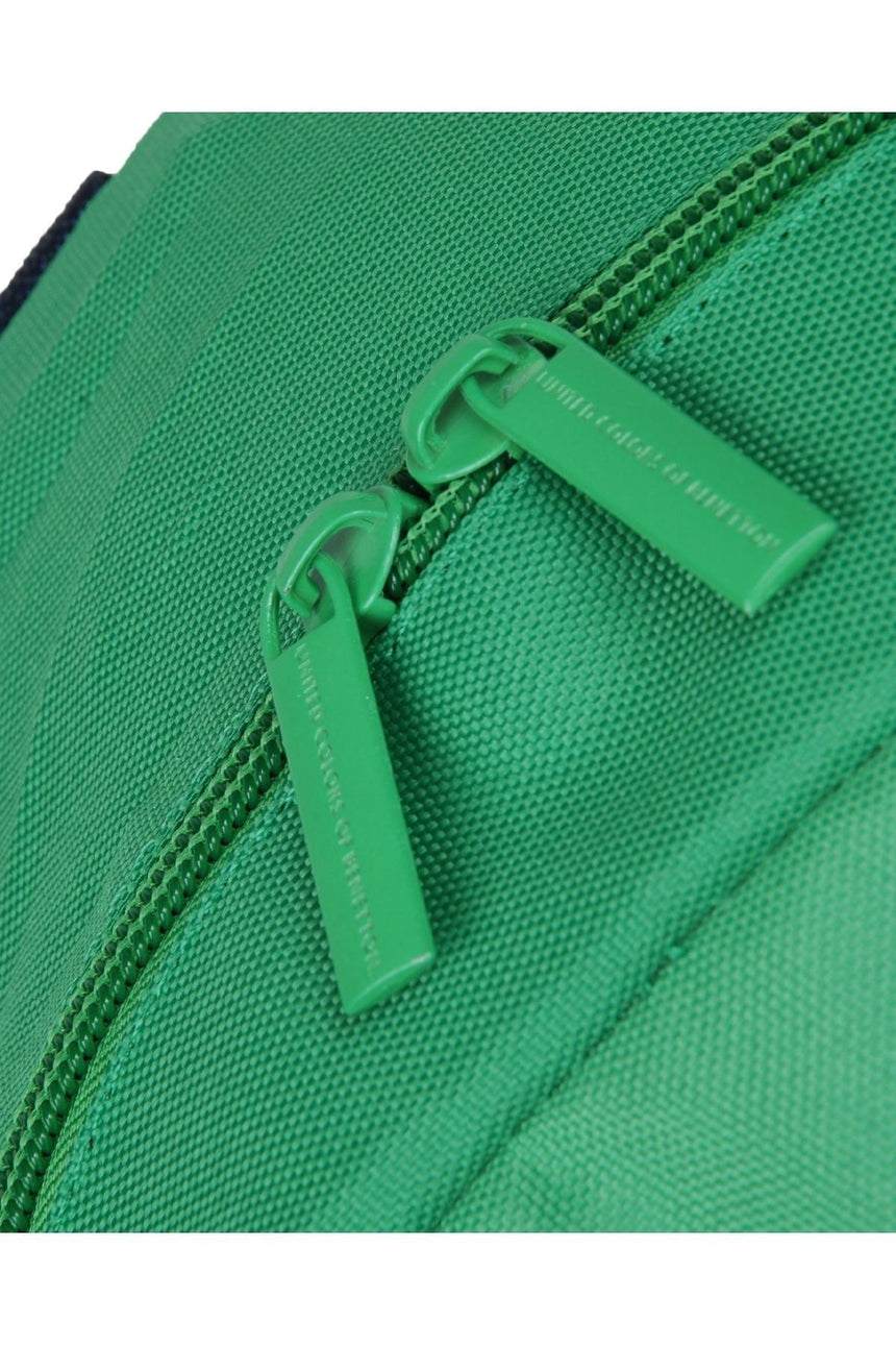 Benetton Ön Cepli Sırt Çantası Yeşil - Lacivert