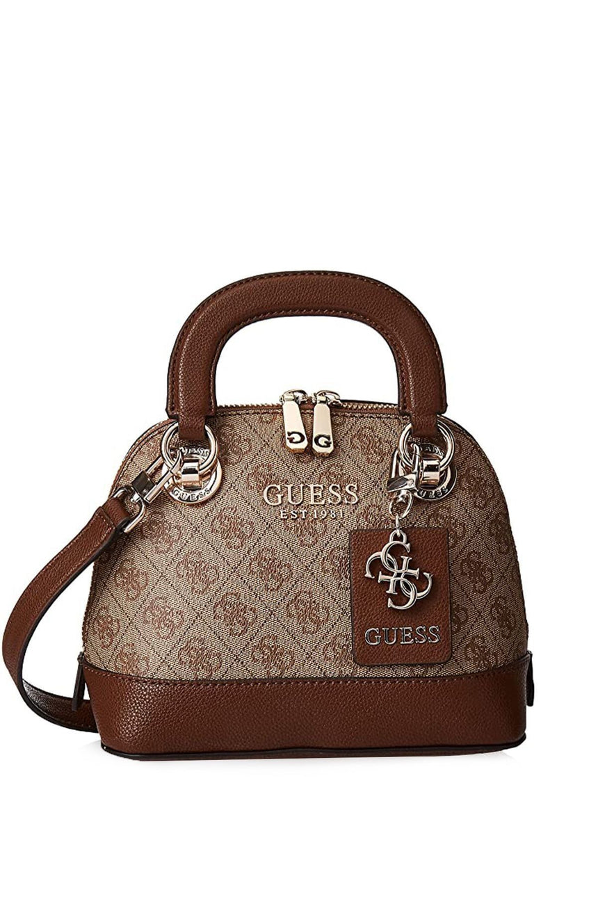 Guess Cathleen Small Dome Kadın El Çantası Brown
