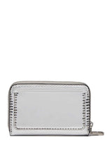 Calvin Klein Sculpted Med Zip Around Cüzdan Silver