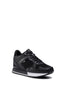 Tommy Hilfiger Kadın Dressy Wedge Mat Mix Runner Sneaker Black