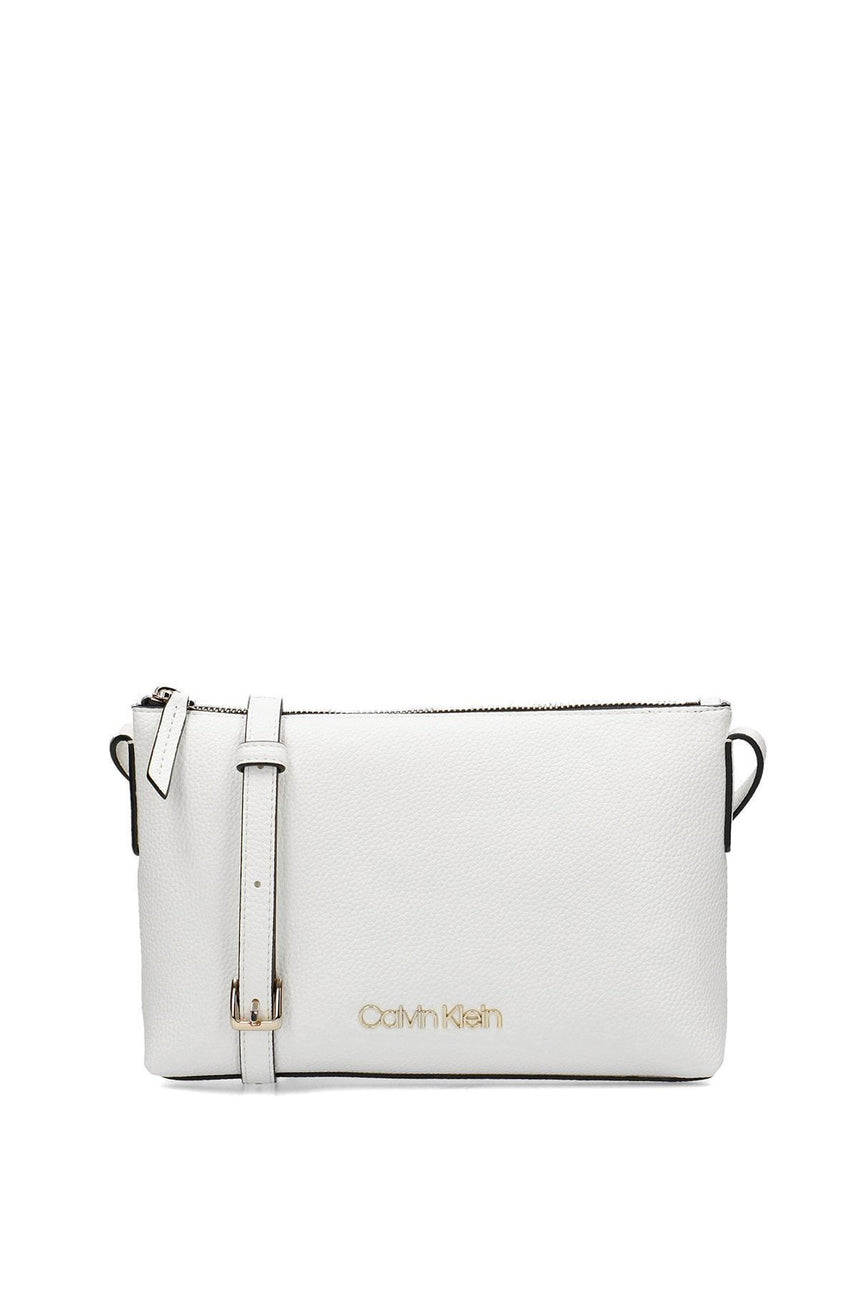 Calvin Klein Neat Crossbody Çapraz Askılı Kadın Çantası White