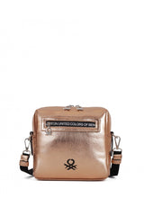 Benetton Fermuar Detaylı Çapraz Askılı Kadın Çantası Rose