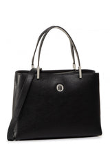 Tommy Hilfiger Core Med Satchel Kadın El Çantası Black