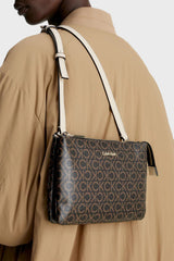 Calvin Klein Ck Must Ew Xbody Mono Çapraz Askılı Kadın Çantası Brown Mono