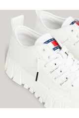 Tommy Hilfiger Platform Low Top Sneakers Ecru