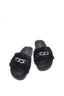 Ceyo Buckle Terlik Siyah