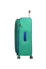 Benetton Orta Boy 60 Cm Kumaş Valiz Yeşil