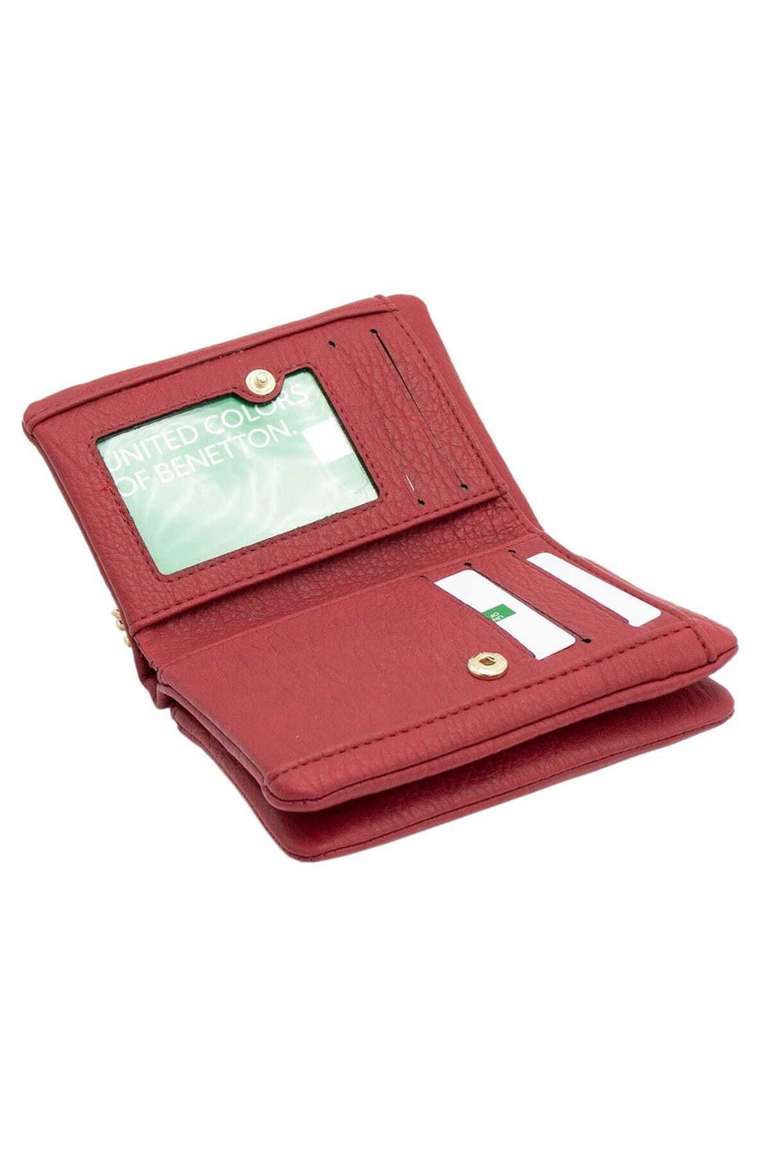 Benetton Retro Small Kadın Cüzdanı Kırmızı