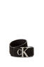 Calvin Klein J Monogram Leather 90 cm Kadın Kemer Black