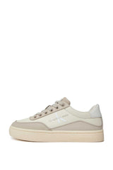 Calvin Klein Classic Cupsole Low Lace Up Sneakers Beige