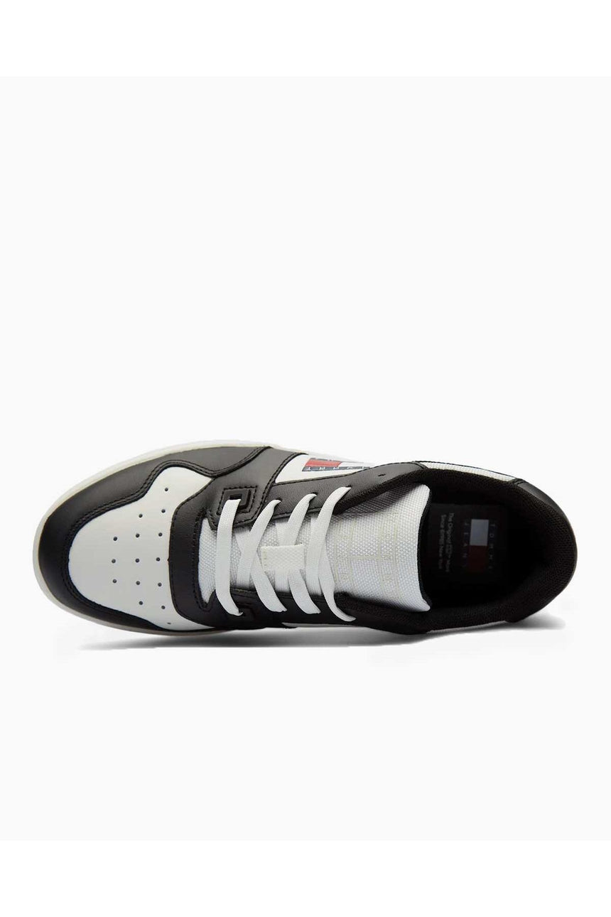 Tommy Hilfiger Retro Basket Low Top Sneakers Black/Ecru