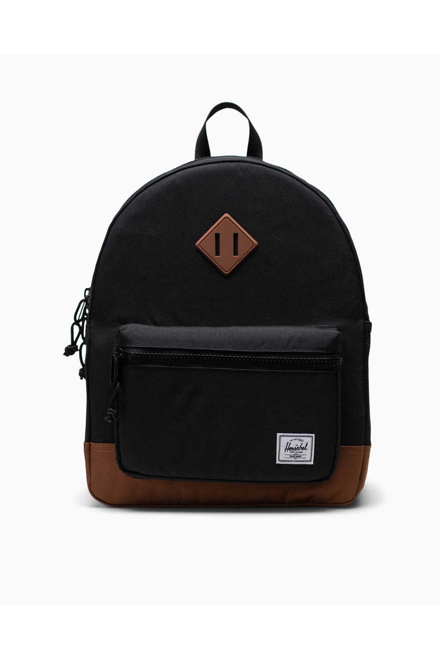 Herschel Heritage Youth Backpack Sırt Çantası Black/Saddle Brown