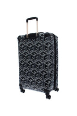 Guess Wilder 28 In 8-Wheel Orta Boy Valiz Black Logo