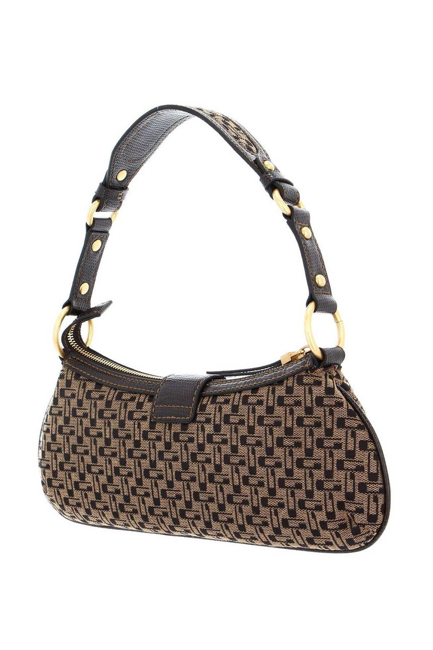 Guess Belle Vintage El Çantası Brown Logo