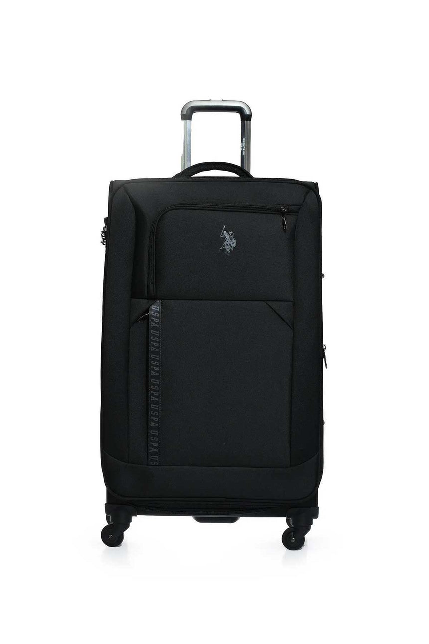 Us Polo Assn Kumaş Büyük Boy Valiz Siyah