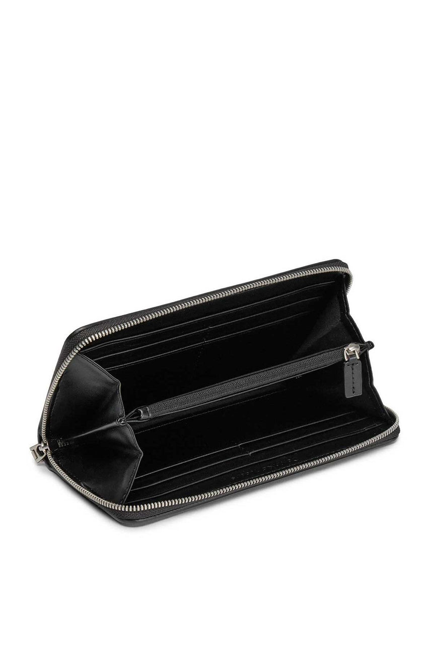 Calvin Klein Sculpted Mono Zip Around Cüzdan Black