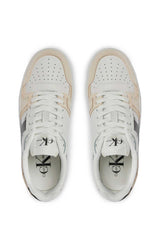 Calvin Klein Basket Cupsole Lace Mix Sneakers Bright White/Black