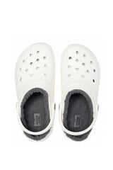 Crocs Classic Lined Clog Erkek Terlik White/Grey